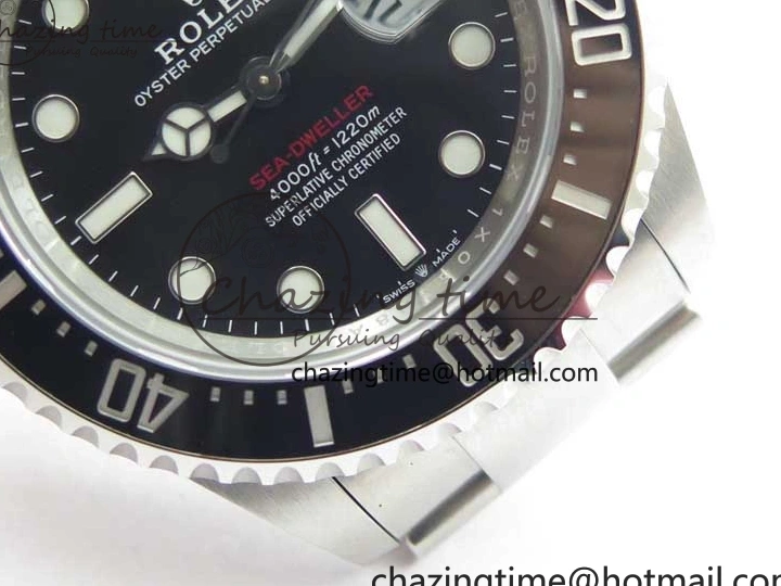 SS A2824 1:1 Case Bracelet 126600 XF Best Sea-Dweller and 904L Edition 0219